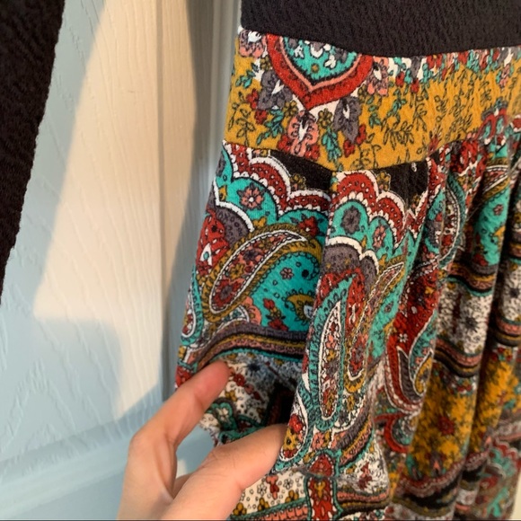 Anthropologie Maeve Paisley Fit And Flare Dress 2 - Picture 12 of 12
